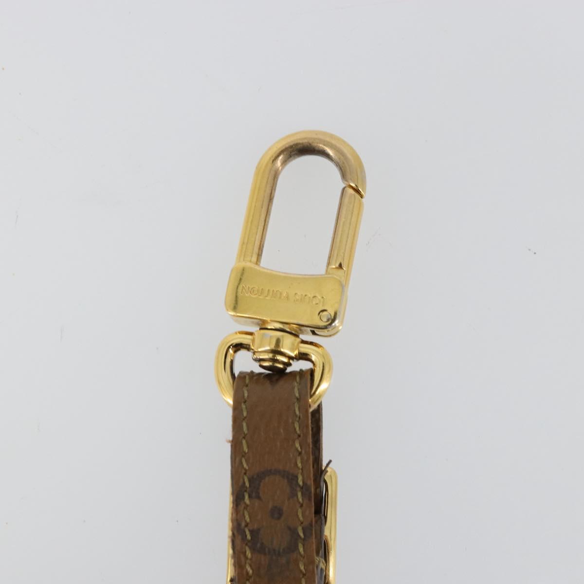 LOUIS VUITTON Catgram Porte Cles Porto Address Charm Black MP2281 Auth 178090A