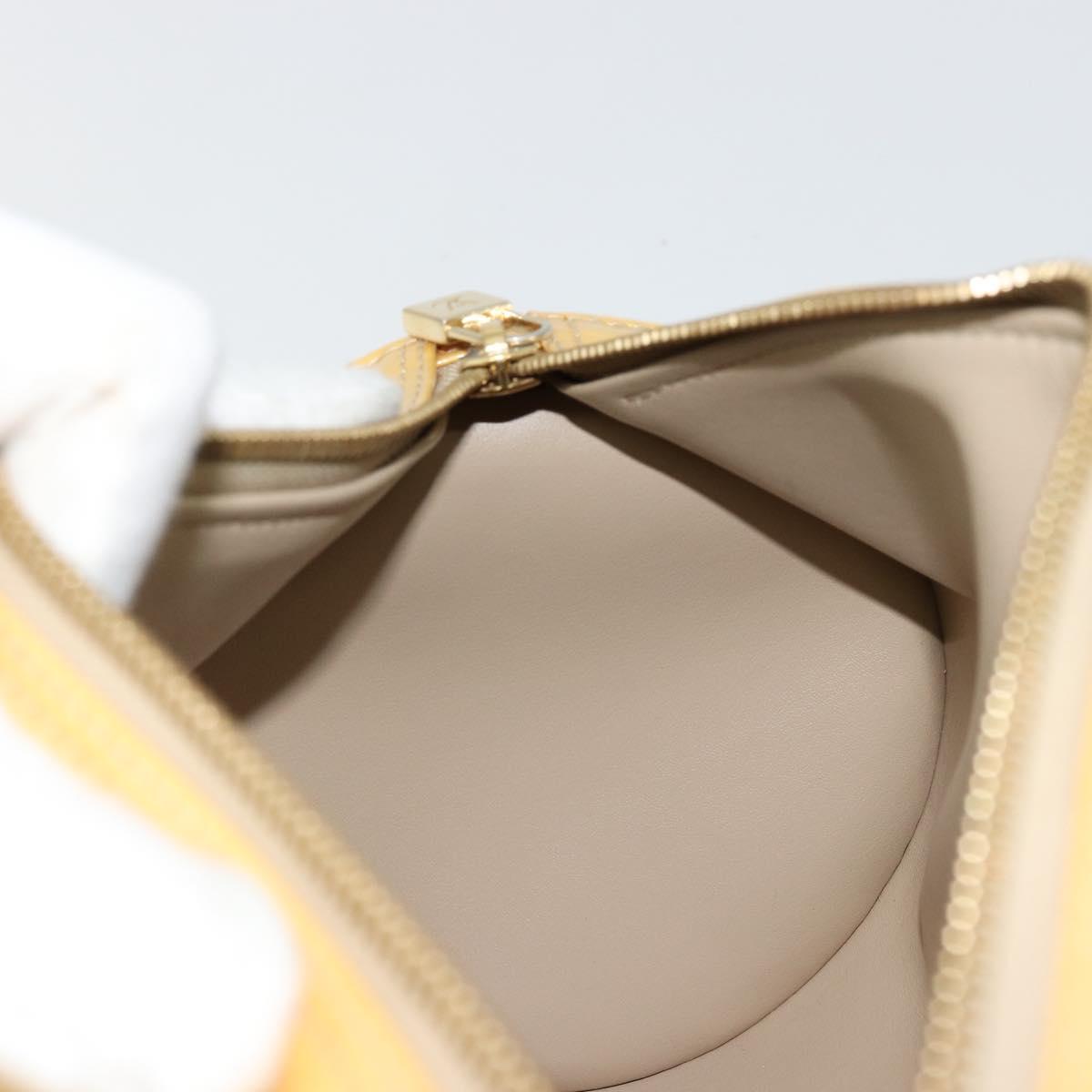 LOUIS VUITTON Monogram Vernis Bedford Hand Bag Beige M91006 LV Auth 178102