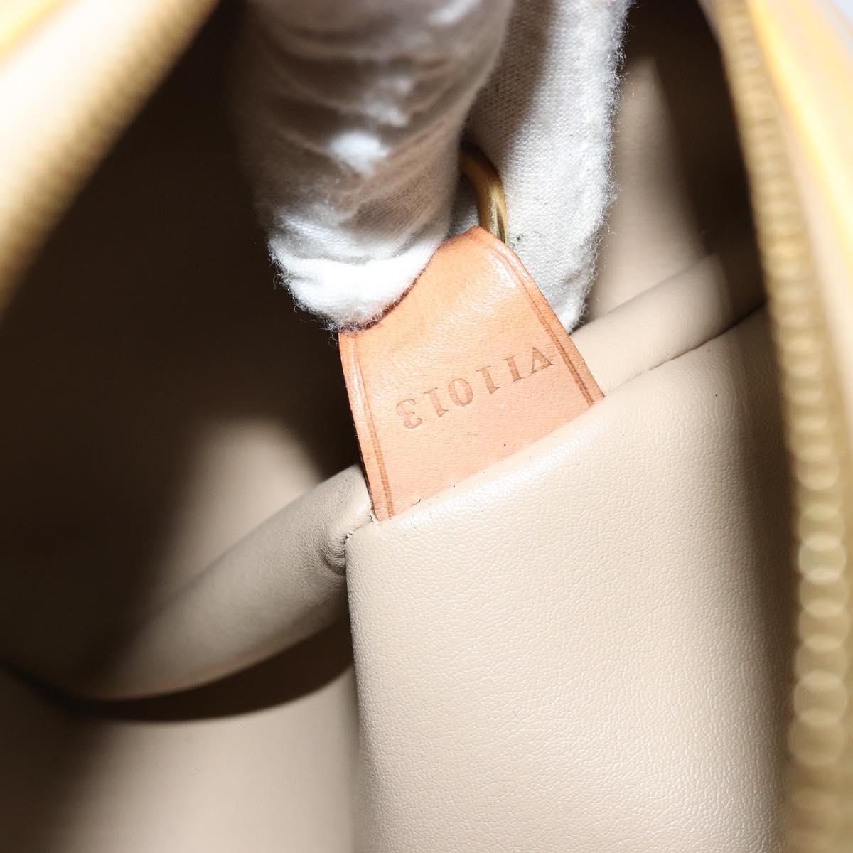 LOUIS VUITTON Monogram Vernis Bedford Hand Bag Beige M91006 LV Auth 178102