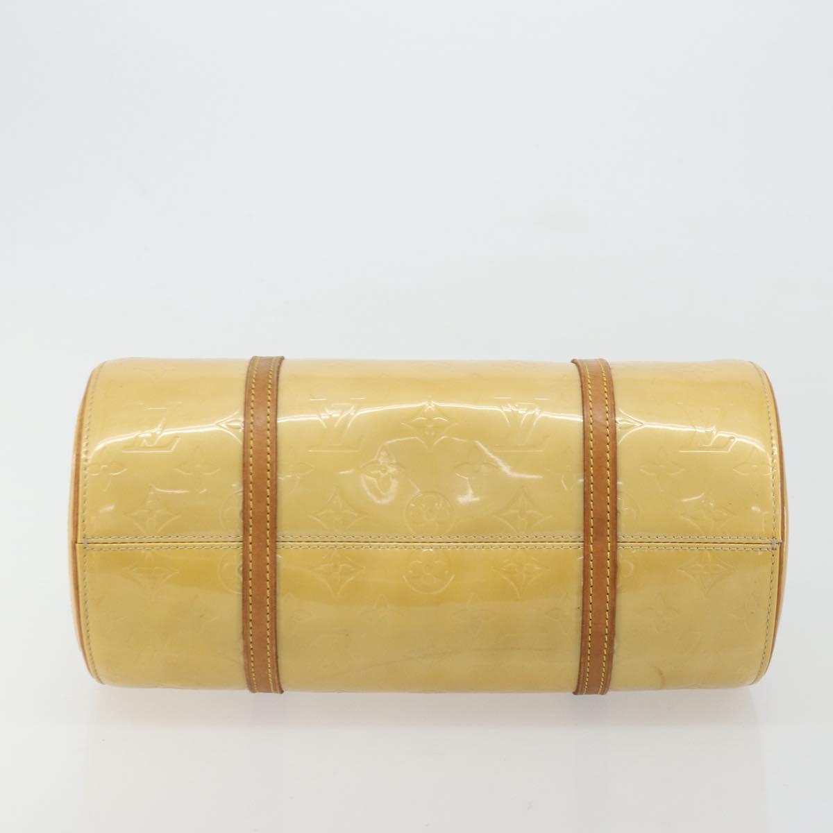 LOUIS VUITTON Monogram Vernis Bedford Hand Bag Beige M91006 LV Auth 178102