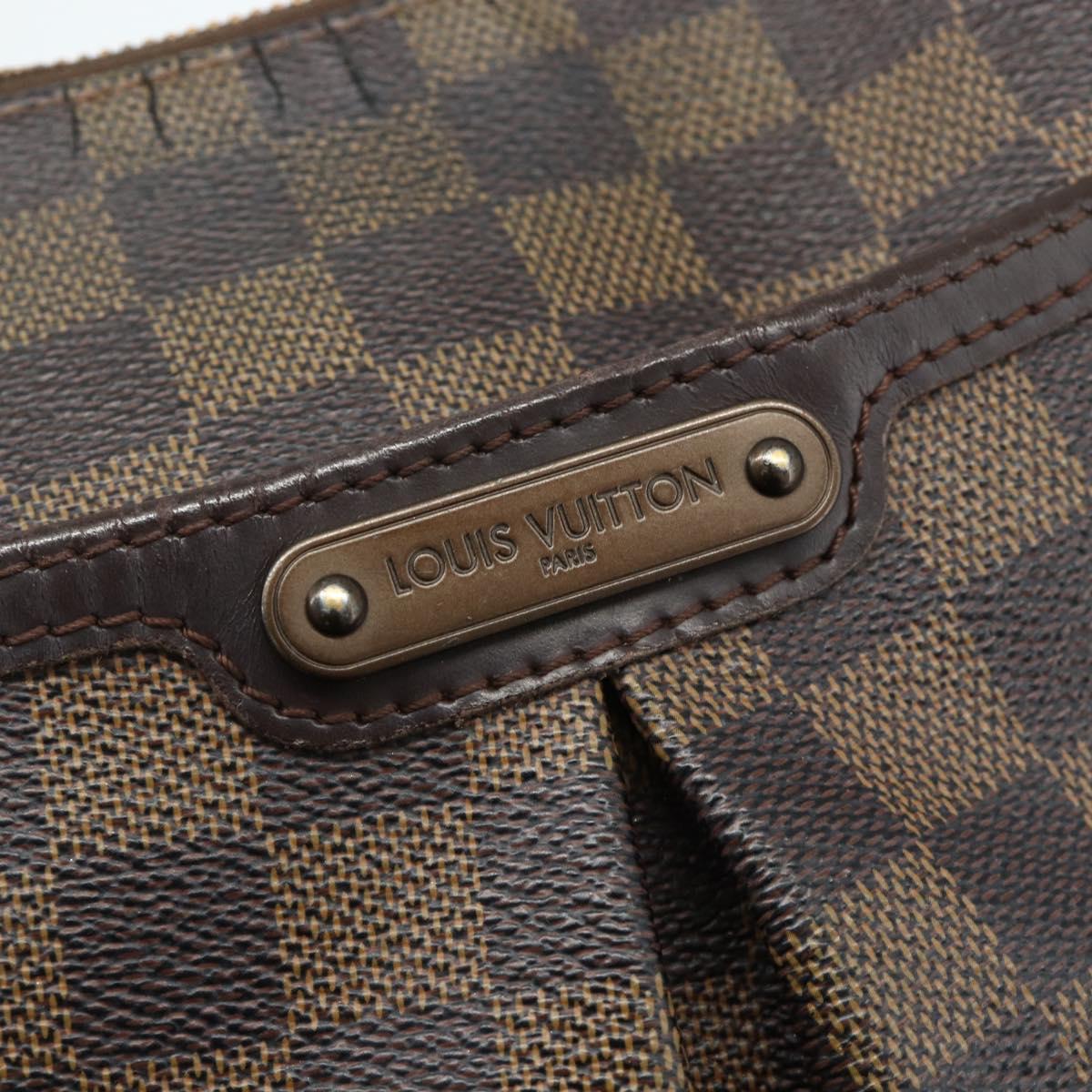 LOUIS VUITTON Damier Ebene Bloomsbury PM Shoulder Bag N42251 LV Auth 178142