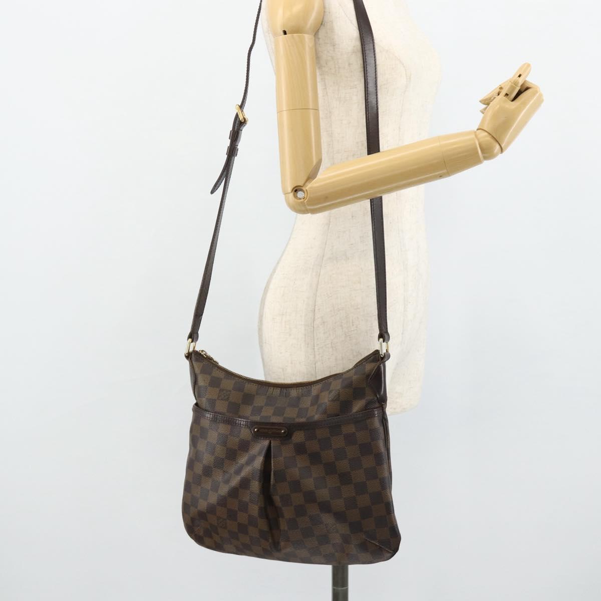 LOUIS VUITTON Damier Ebene Bloomsbury PM Shoulder Bag N42251 LV Auth 178142