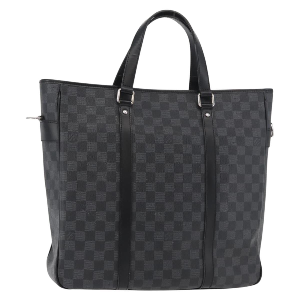 LOUIS VUITTON Damier Graphite Tadao Shoulder Bag 2way N51192 LV Auth 178145