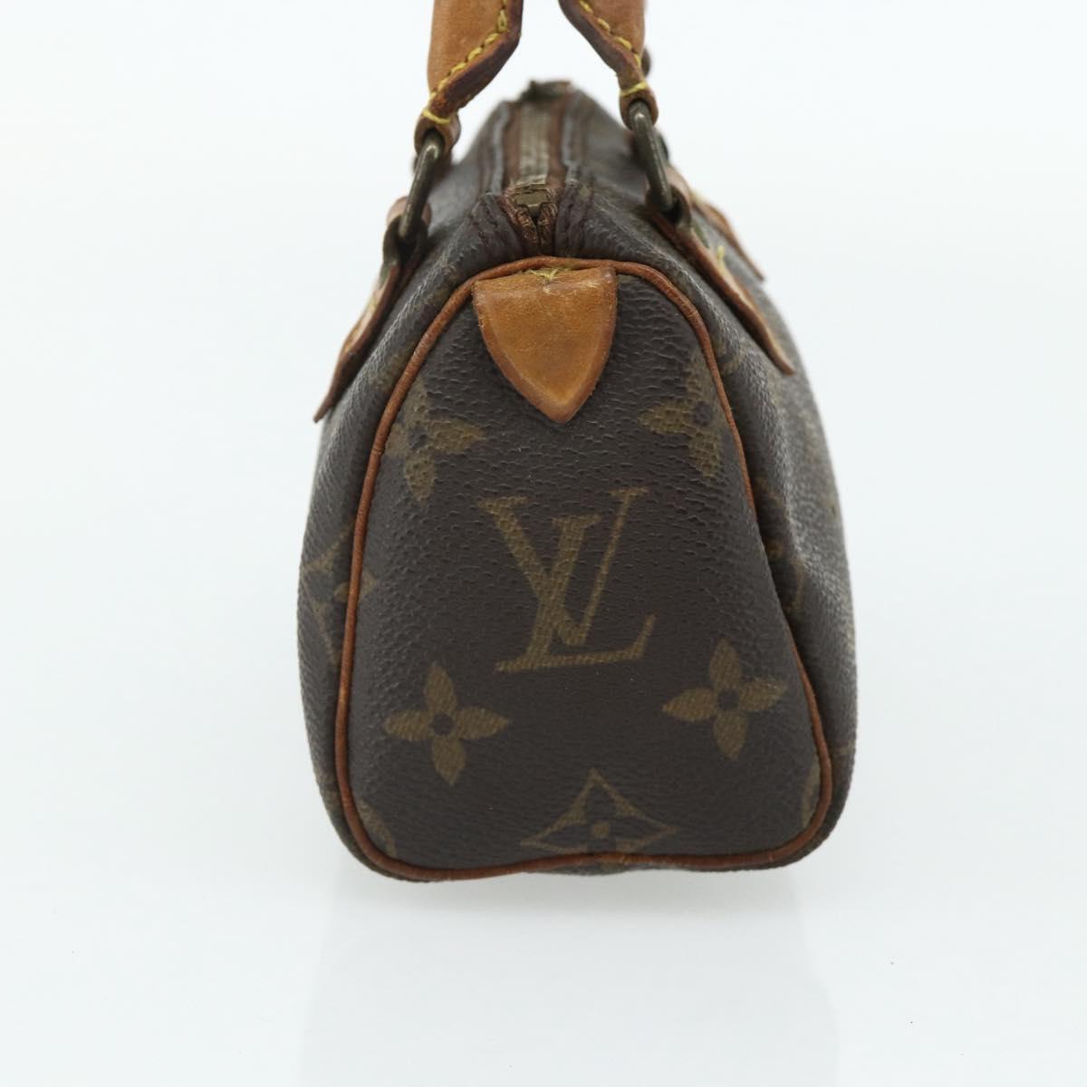 LOUIS VUITTON Monogram Mini Speedy Hand Bag M41534 LV Auth 178149
