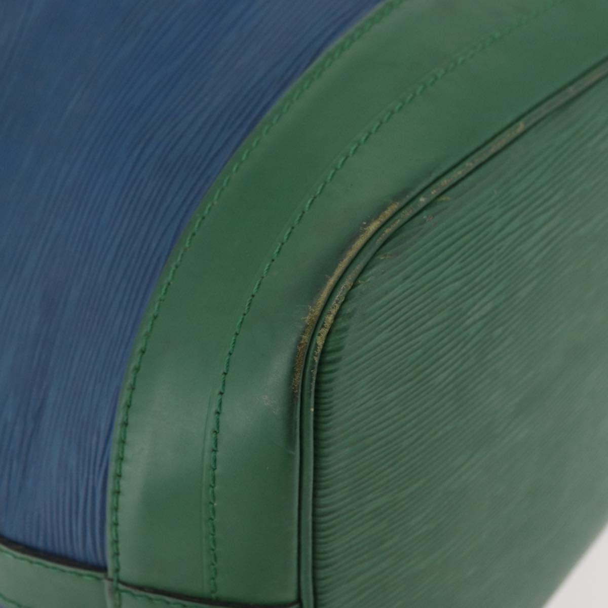LOUIS VUITTON Epi Noe Shoulder Bag Bicolor Green Blue M44044 LV Auth 178152