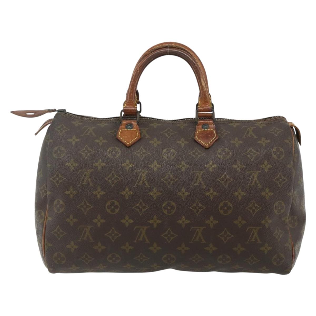 LOUIS VUITTON Monogram Speedy 30 Hand Bag M41526 LV Auth 178157