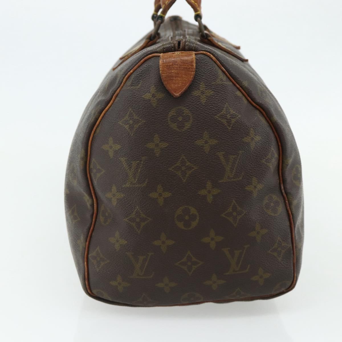 LOUIS VUITTON Monogram Speedy 30 Hand Bag M41526 LV Auth 178157