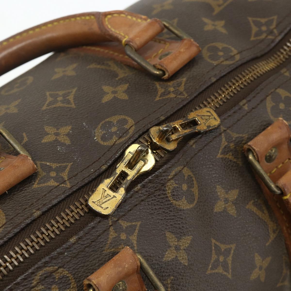 LOUIS VUITTON Monogram Keepall Bandouliere 45 Boston Bag M41418 LV Auth 178158