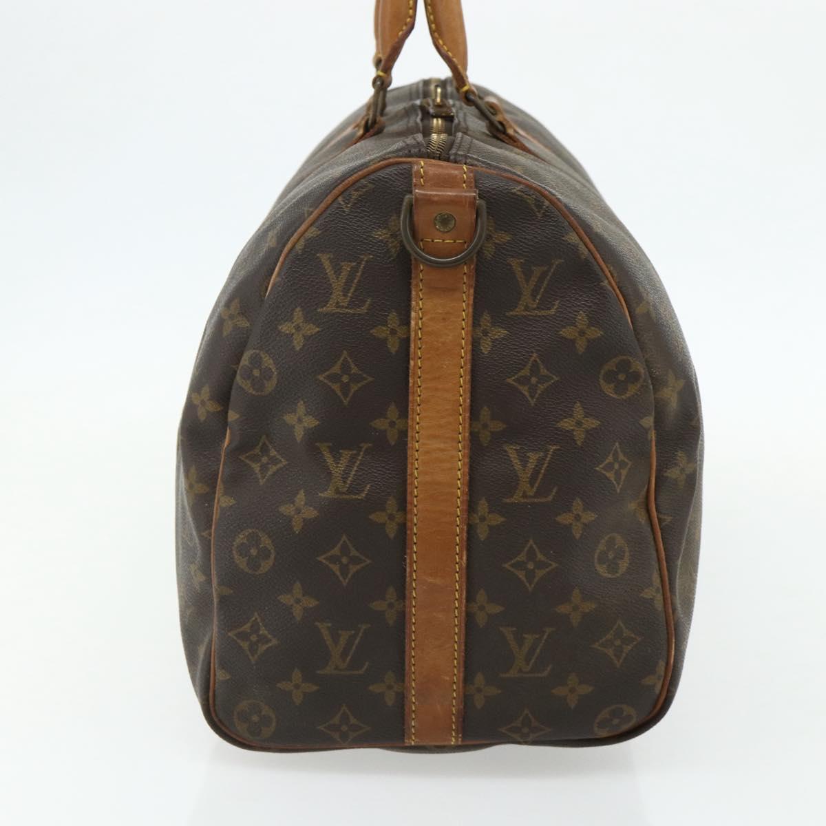 LOUIS VUITTON Monogram Keepall Bandouliere 45 Boston Bag M41418 LV Auth 178158