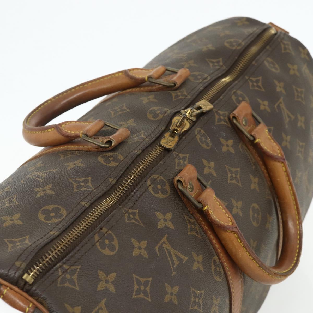 LOUIS VUITTON Monogram Keepall Bandouliere 45 Boston Bag M41418 LV Auth 178158