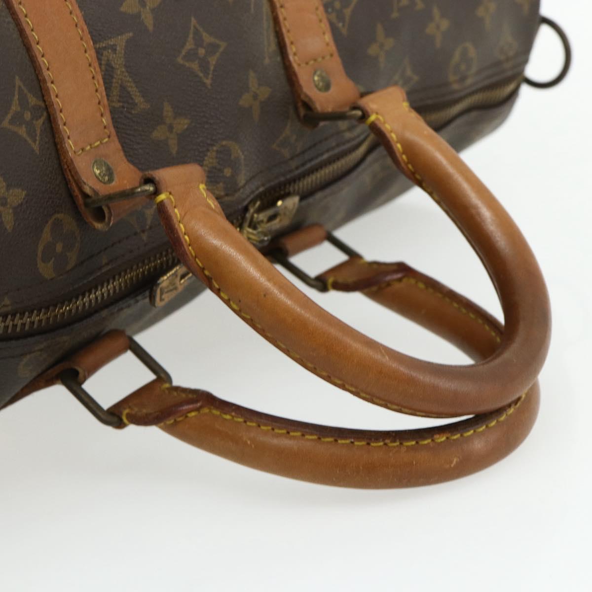 LOUIS VUITTON Monogram Keepall Bandouliere 45 Boston Bag M41418 LV Auth 178158