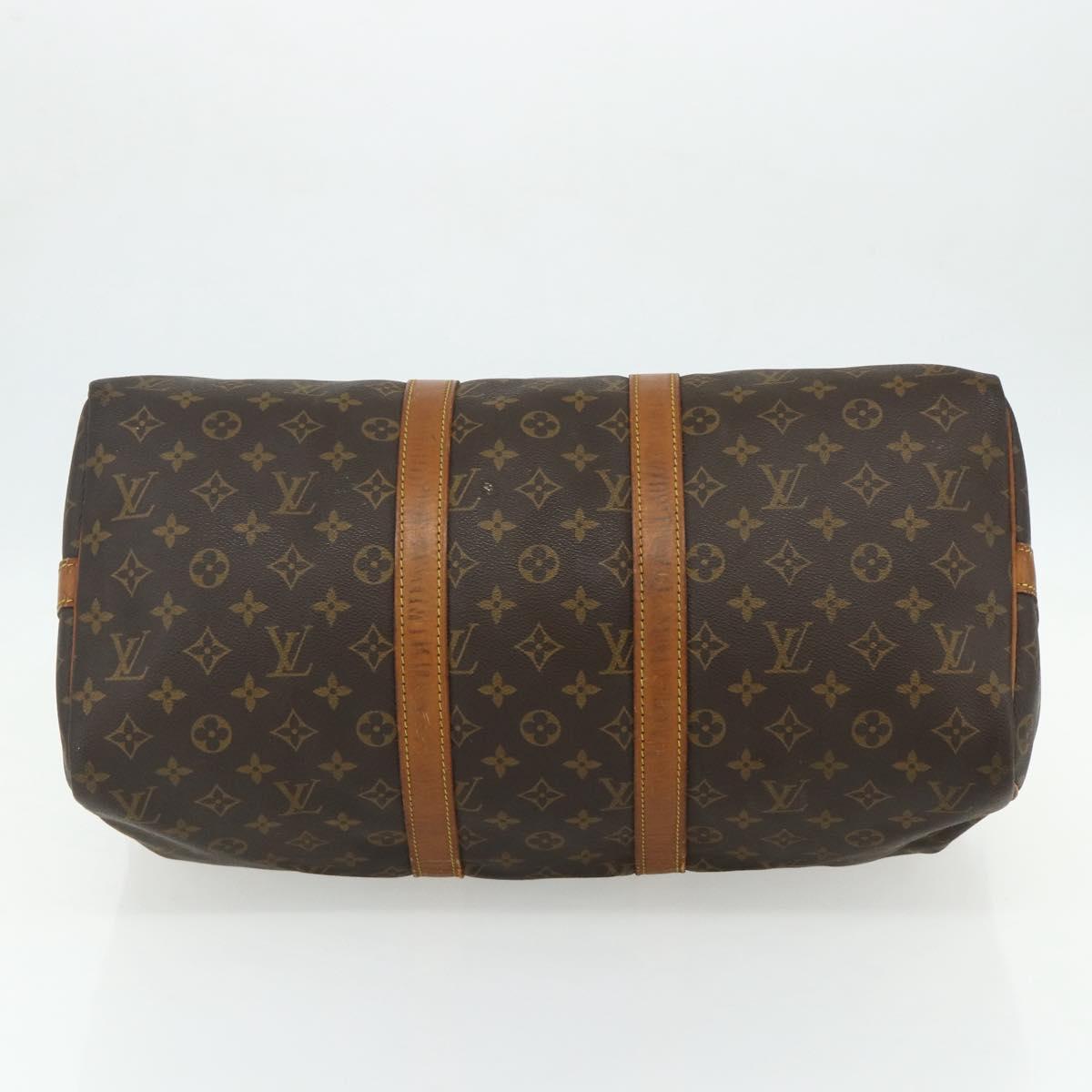 LOUIS VUITTON Monogram Keepall Bandouliere 45 Boston Bag M41418 LV Auth 178158