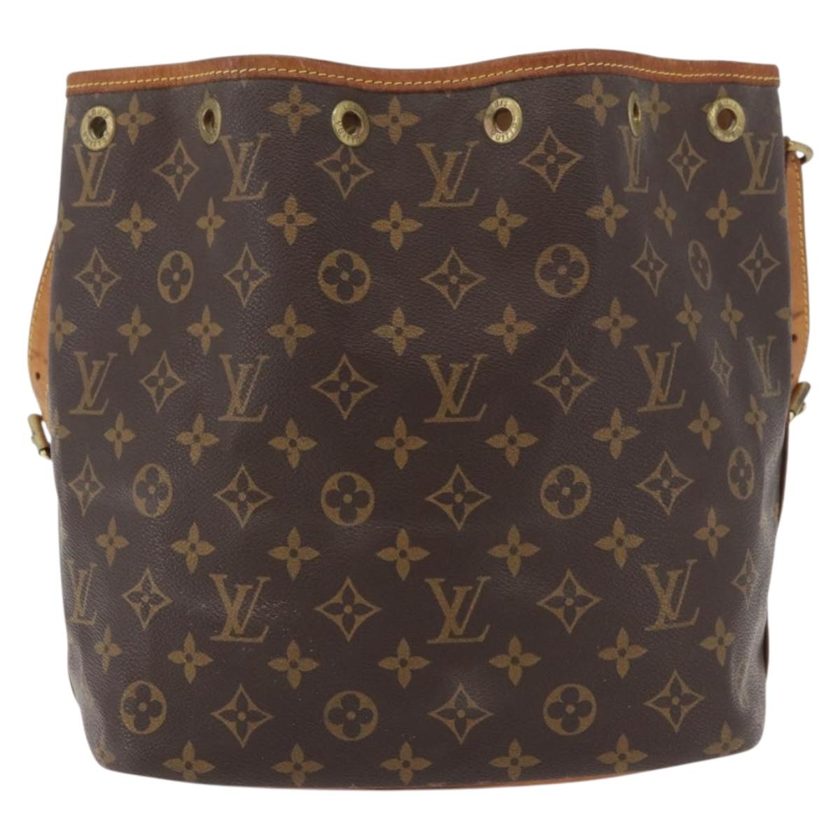 LOUIS VUITTON Monogram Petit Noe Shoulder Bag M42226 LV Auth 178191