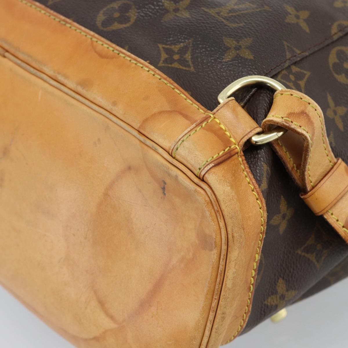 LOUIS VUITTON Monogram Montsouris GM Backpack M51135 LV Auth 178192