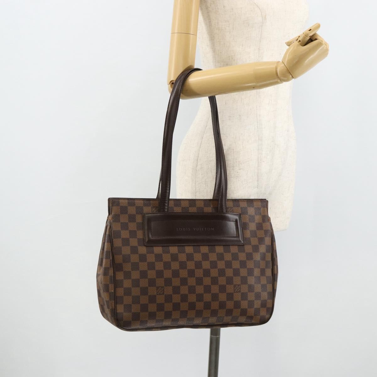 LOUIS VUITTON Damier Ebene Parioli PM Tote Bag N51123 LV Auth 178193A