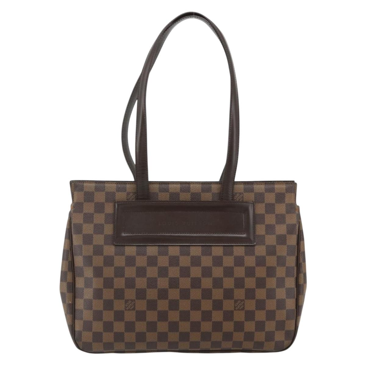 LOUIS VUITTON Damier Ebene Parioli PM Tote Bag N51123 LV Auth 178193A