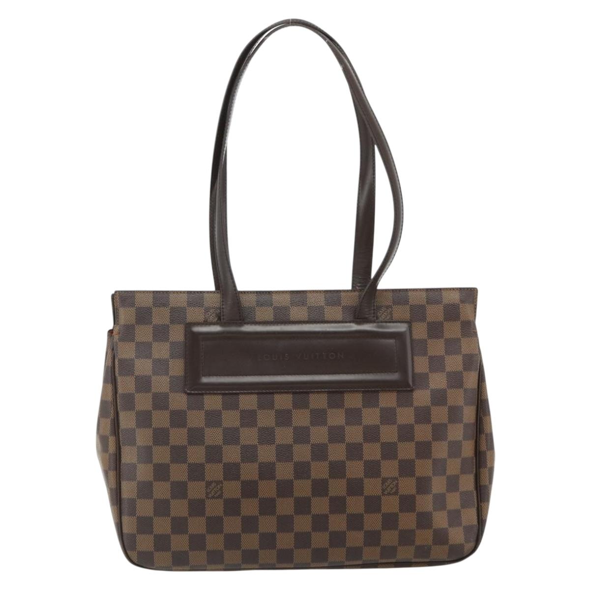 LOUIS VUITTON Damier Ebene Parioli PM Tote Bag N51123 LV Auth 178193A