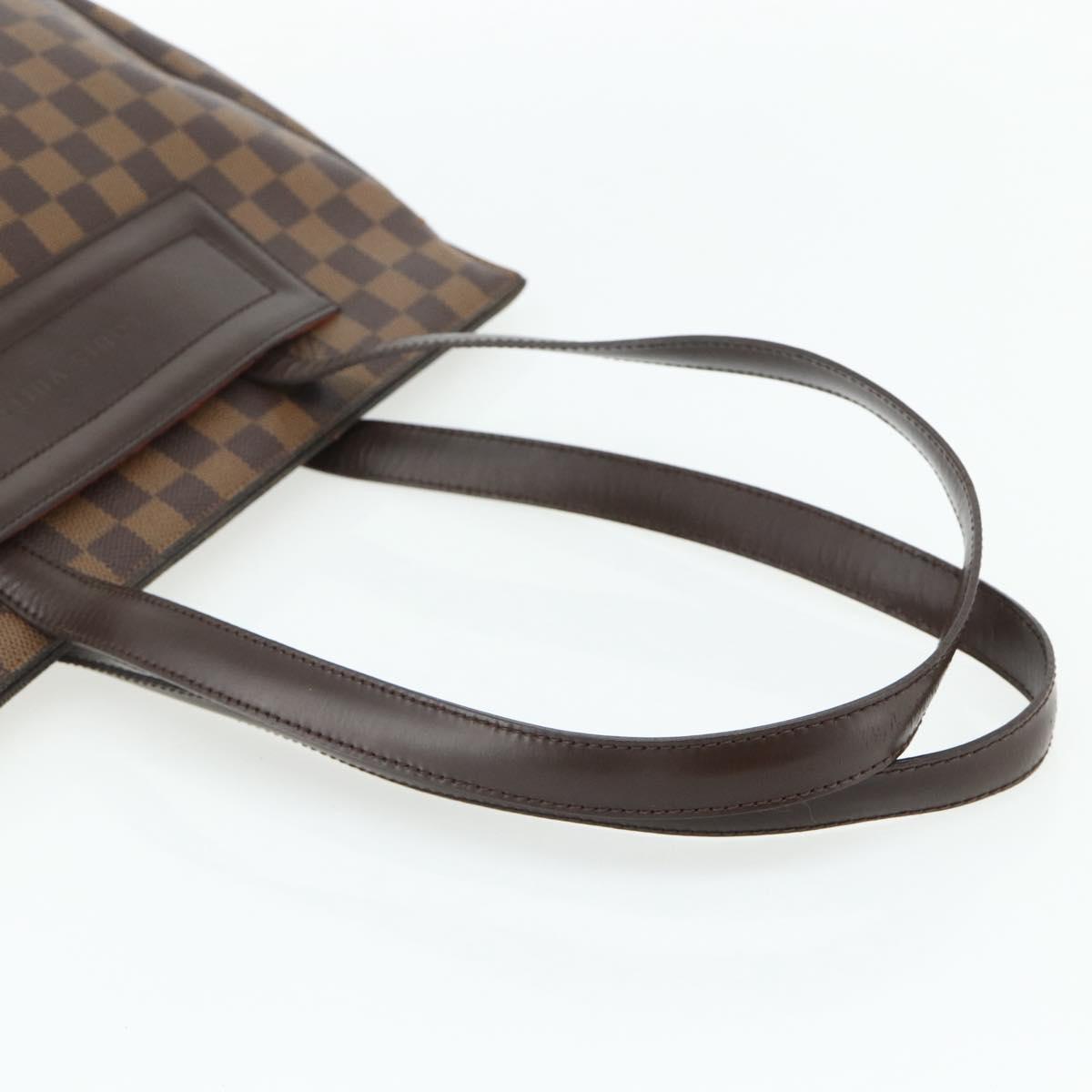 LOUIS VUITTON Damier Ebene Parioli PM Tote Bag N51123 LV Auth 178193A