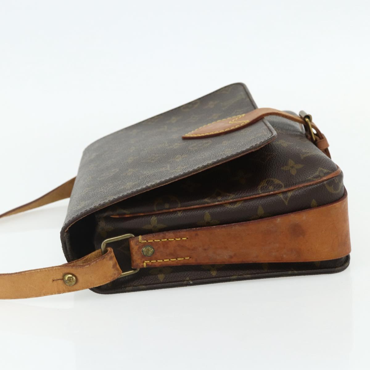 LOUIS VUITTON Monogram Cartouchiere GM Shoulder Bag M51252 LV Auth 178197