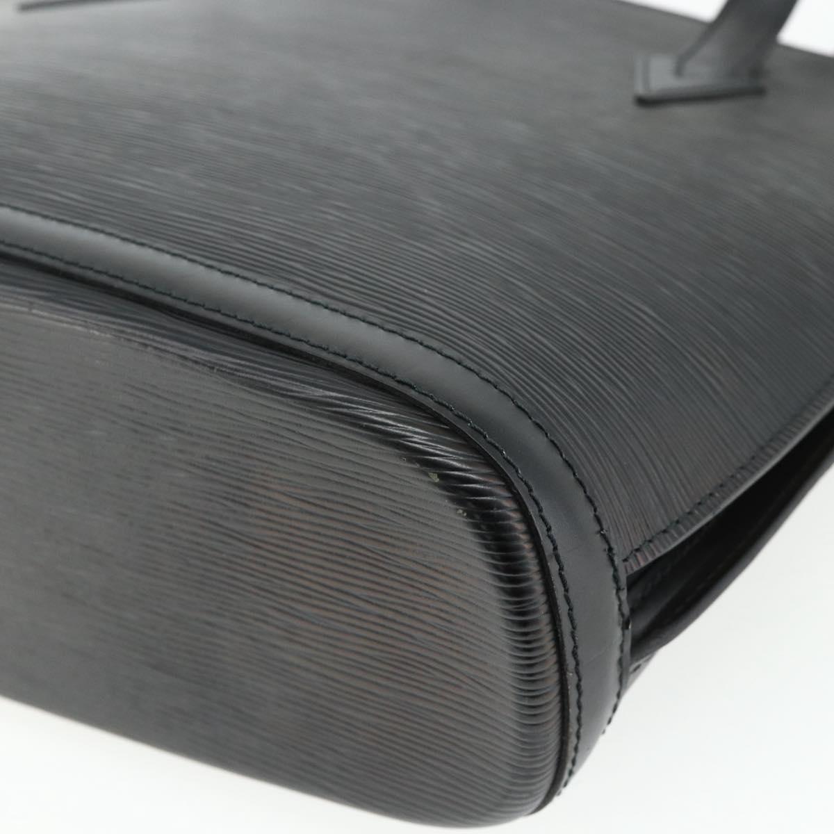 LOUIS VUITTON Epi Lussac Shoulder Bag Black M52282 LV Auth 178226A