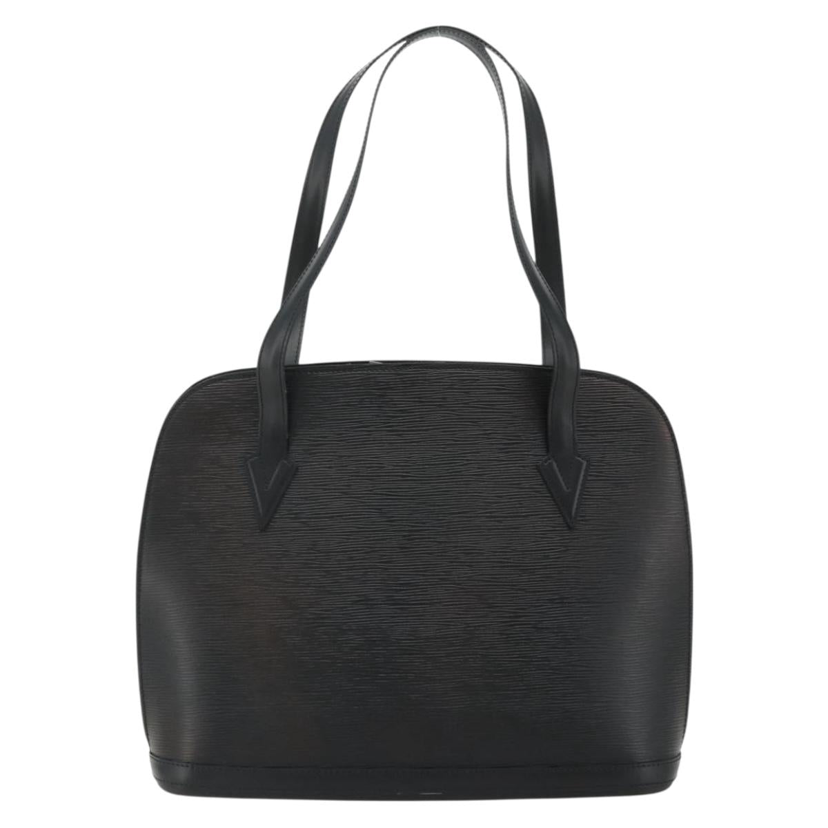 LOUIS VUITTON Epi Lussac Shoulder Bag Black M52282 LV Auth 178226A