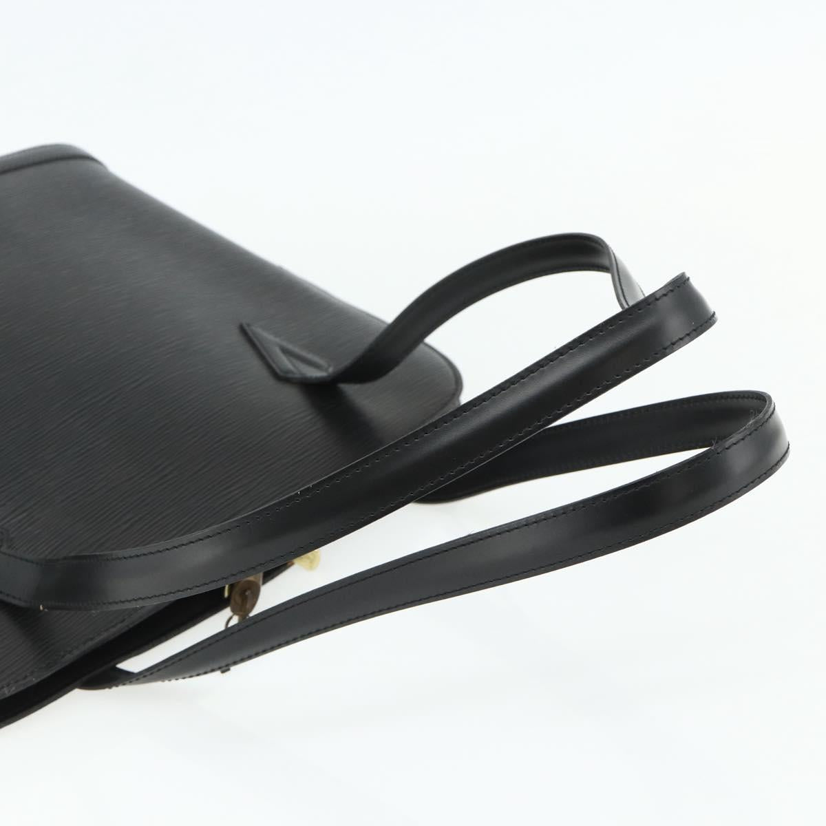 LOUIS VUITTON Epi Lussac Shoulder Bag Black M52282 LV Auth 178226A