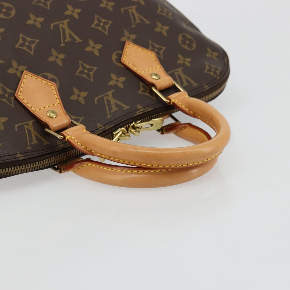 LOUIS VUITTON Monogram Alma Hand Bag M51130 LV Auth 178231