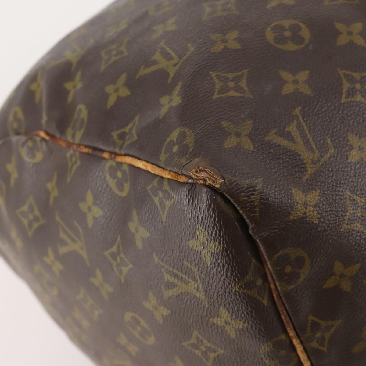 LOUIS VUITTON Monogram Keepall 55 Boston Bag M41424 LV Auth 178233