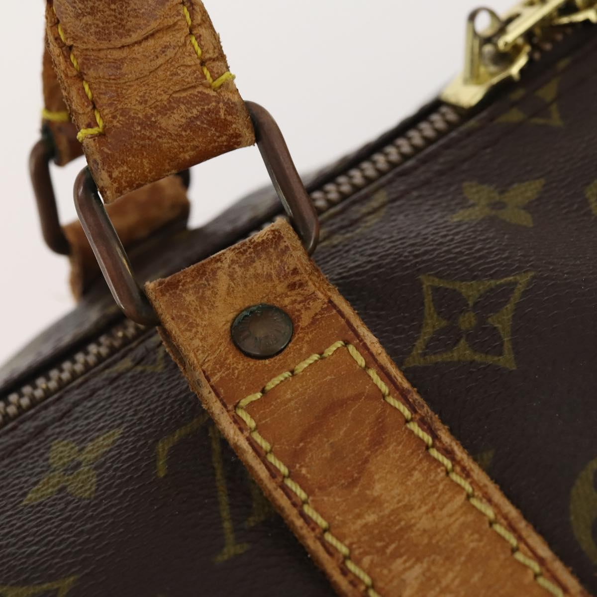LOUIS VUITTON Monogram Keepall 55 Boston Bag M41424 LV Auth 178233