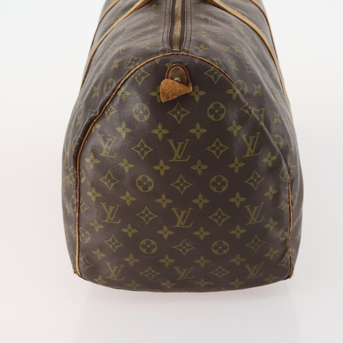 LOUIS VUITTON Monogram Keepall 55 Boston Bag M41424 LV Auth 178233