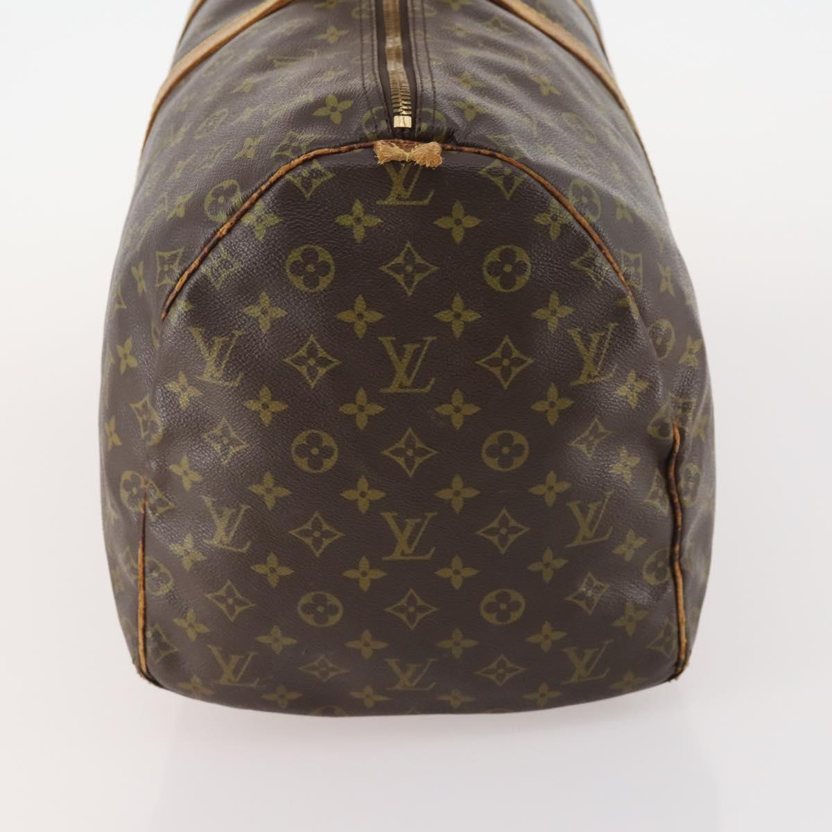 LOUIS VUITTON Monogram Keepall 55 Boston Bag M41424 LV Auth 178233