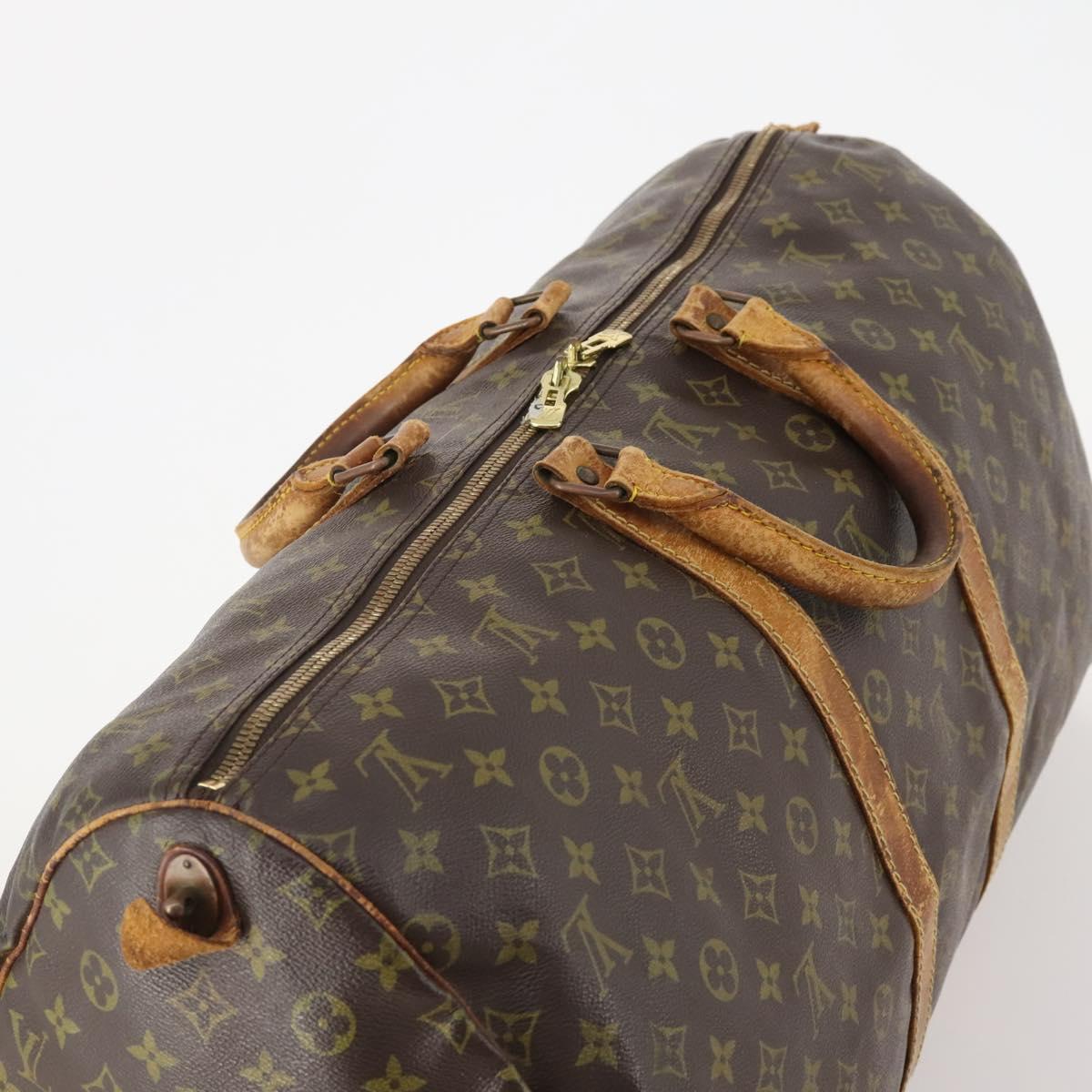 LOUIS VUITTON Monogram Keepall 55 Boston Bag M41424 LV Auth 178233