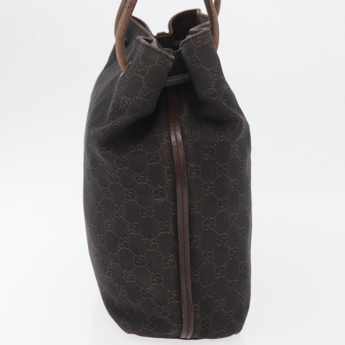 GUCCI GG Canvas Shoulder Bag Brown 101341 Auth 178264