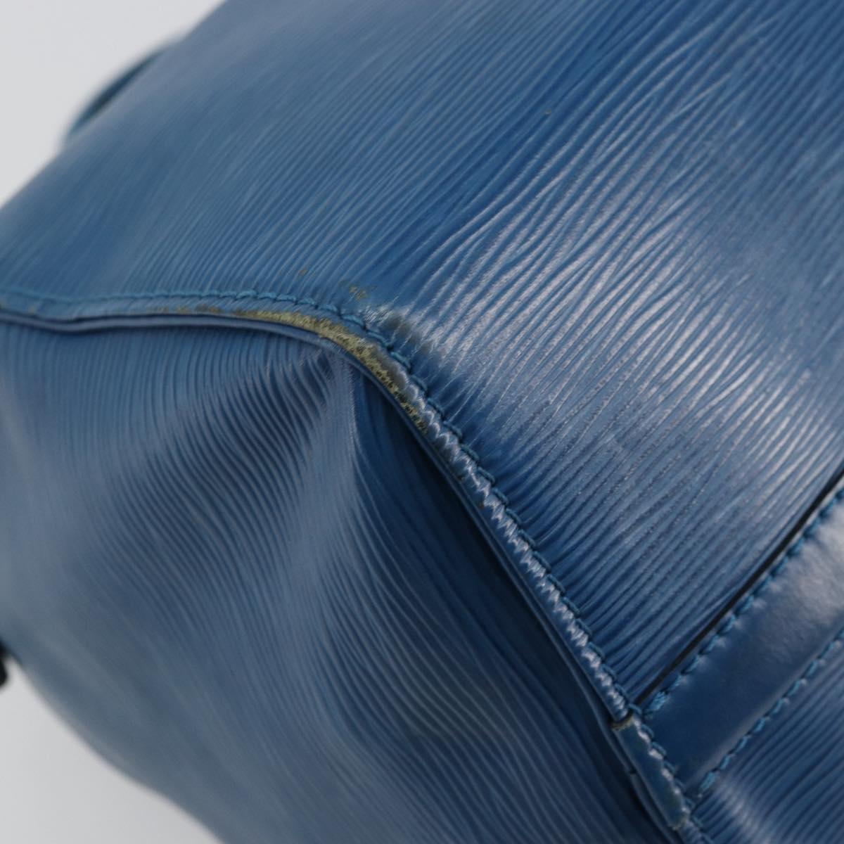 LOUIS VUITTON Epi Speedy 30 Hand Bag Toledo Blue M43005 LV Auth 178278A