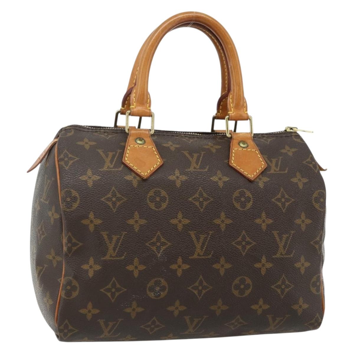 LOUIS VUITTON Monogram Speedy 25 Hand Bag M41528 LV Auth 178283A
