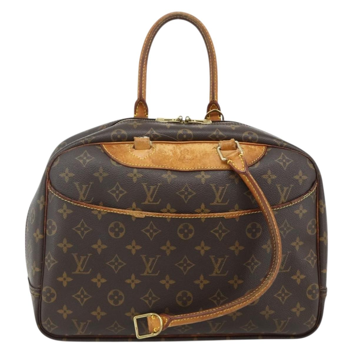 LOUIS VUITTON Monogram Deauville Hand Bag M47270 LV Auth 178323