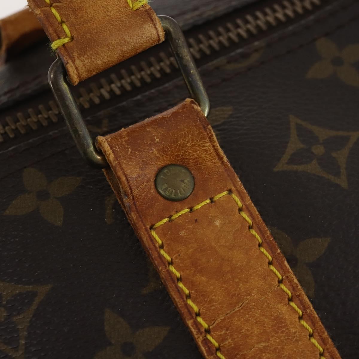 LOUIS VUITTON Monogram Keepall Bandouliere 60 Boston Bag M41412 LV Auth 178341