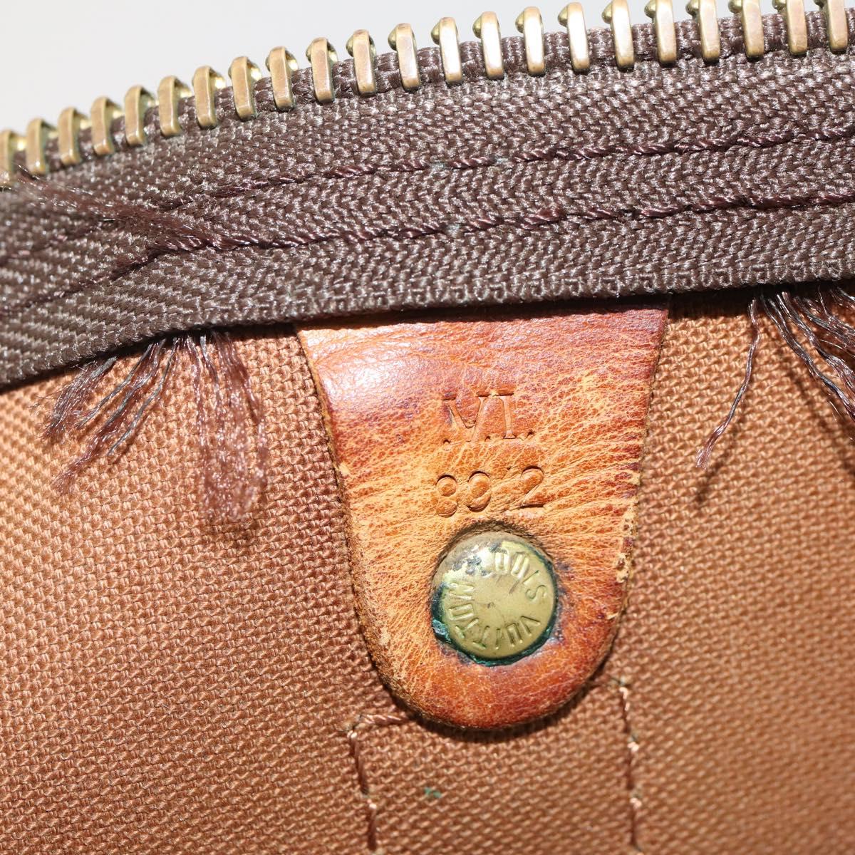LOUIS VUITTON Monogram Keepall Bandouliere 60 Boston Bag M41412 LV Auth 178341