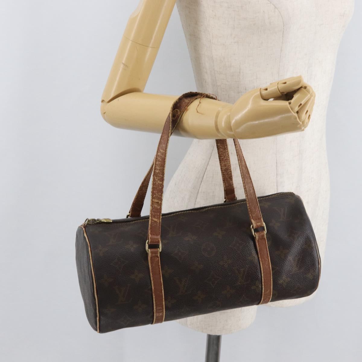 LOUIS VUITTON Monogram Papillon 30 Hand Bag M51385 LV Auth 178344