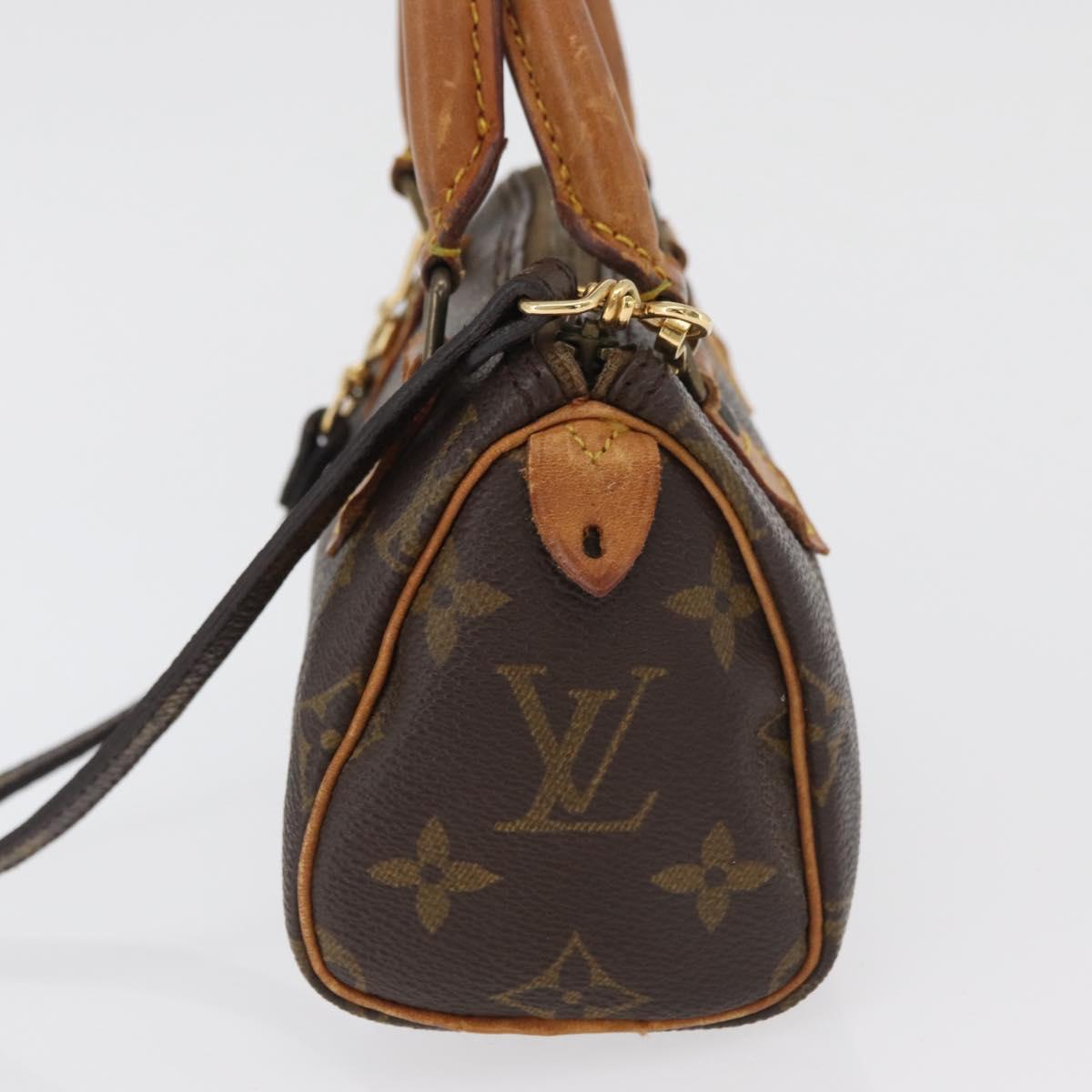 LOUIS VUITTON Monogram Mini Speedy Hand Bag M41534 LV Auth 178347
