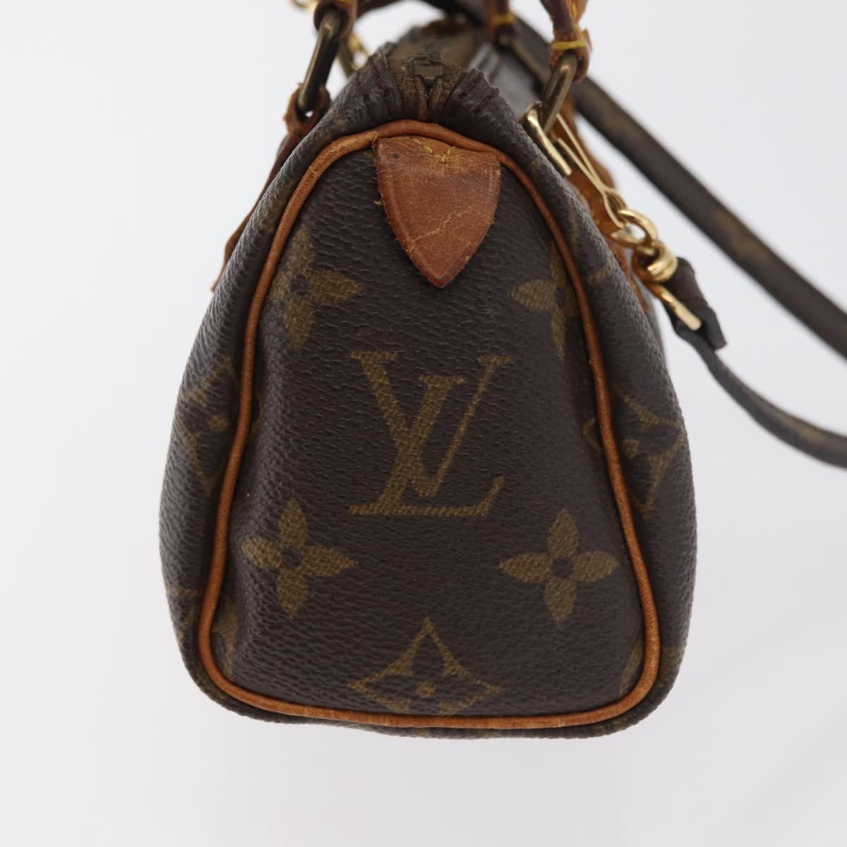 LOUIS VUITTON Monogram Mini Speedy Hand Bag M41534 LV Auth 178347