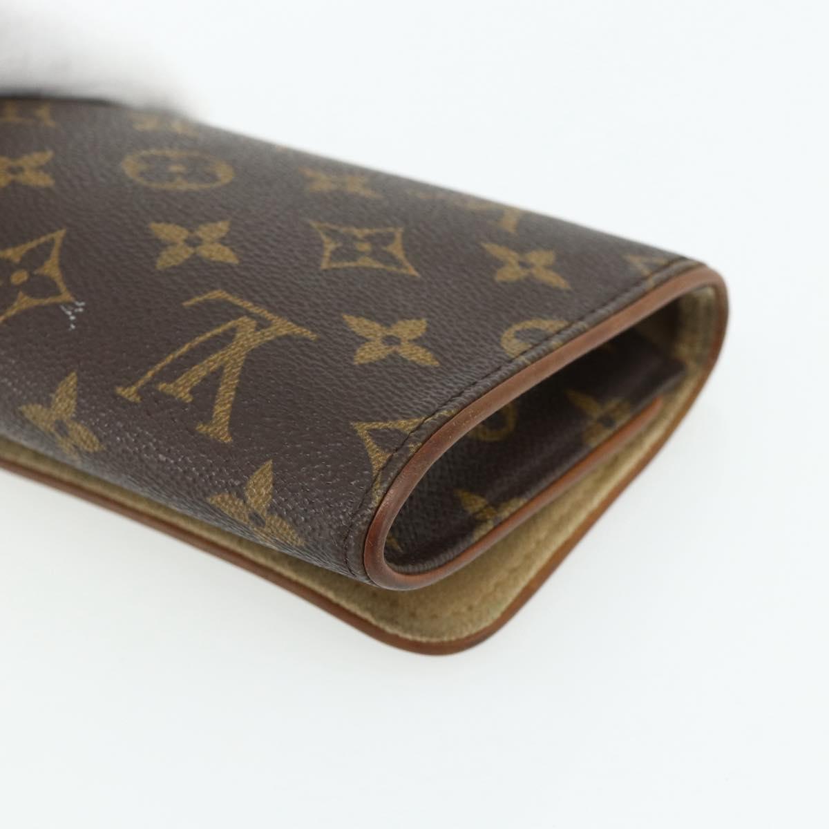 LOUIS VUITTON Monogram Pochette Twin GM Shoulder Bag M51852 LV Auth 178352