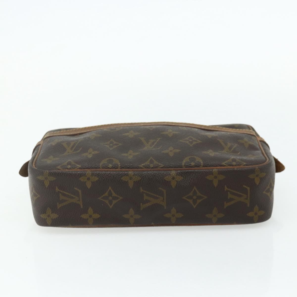 LOUIS VUITTON Monogram Compiegne 23 Clutch Bag M51847 LV Auth 178356