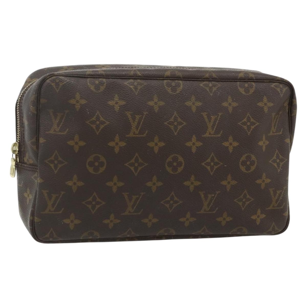 LOUIS VUITTON Monogram Trousse Toilette 28 Clutch Bag M47522 LV Auth 178361