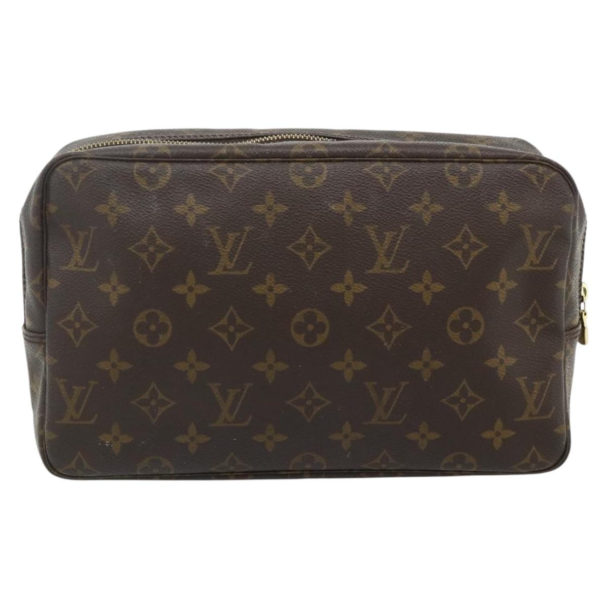 LOUIS VUITTON Monogram Trousse Toilette 28 Clutch Bag M47522 LV Auth 178361