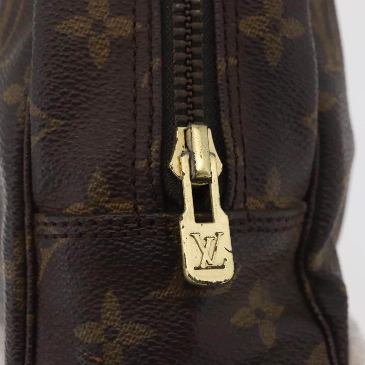 LOUIS VUITTON Monogram Trousse Toilette 28 Clutch Bag M47522 LV Auth 178362