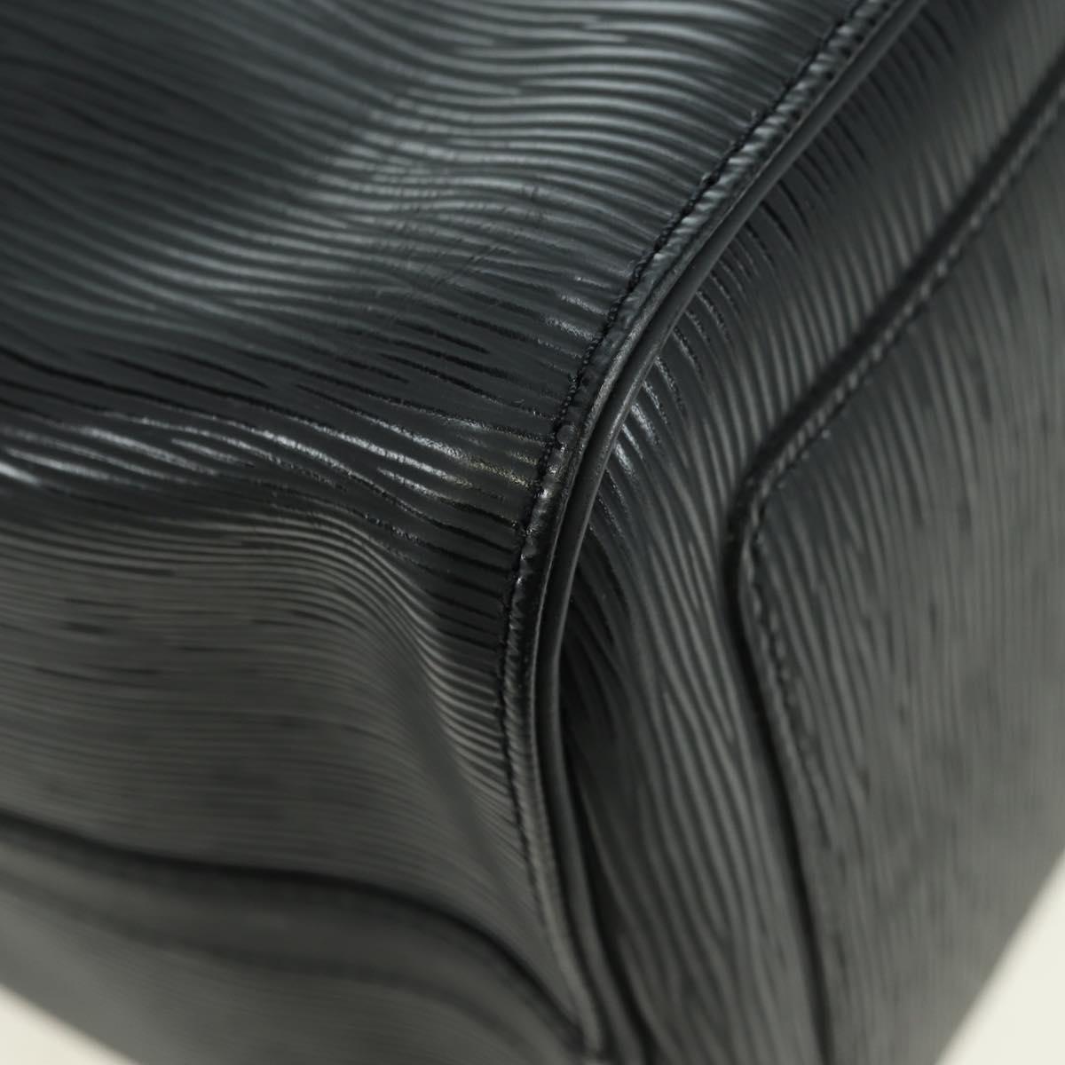 LOUIS VUITTON Epi Keepall 45 Boston Bag Black M42972 LV Auth 178370SAV