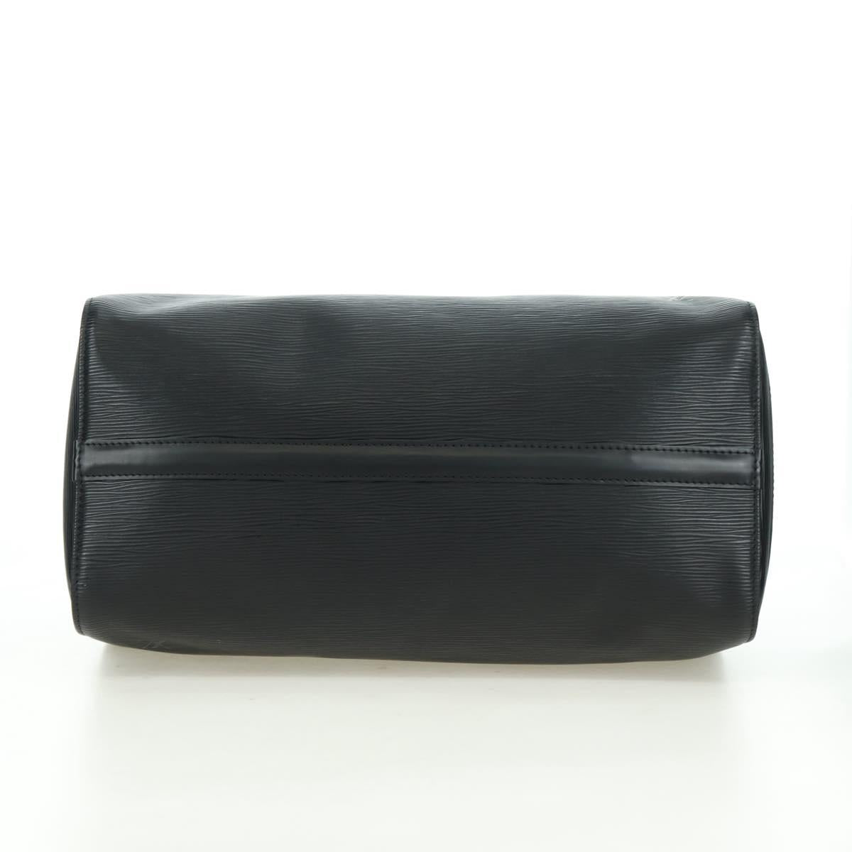LOUIS VUITTON Epi Speedy 35 Hand Bag Black M42992 LV Auth 178372SAV
