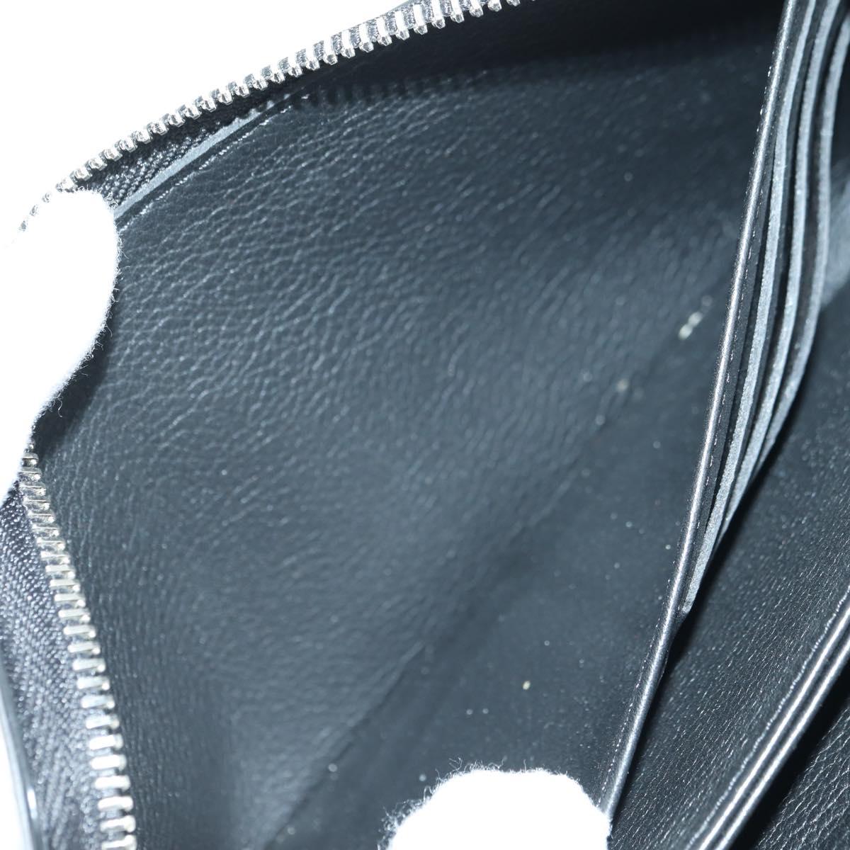 LOUIS VUITTON Zippy Rock Me Long Wallet Leather Black M62622 LV Auth 178386M
