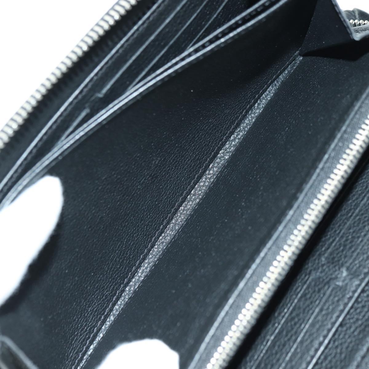 LOUIS VUITTON Zippy Rock Me Long Wallet Leather Black M62622 LV Auth 178386M